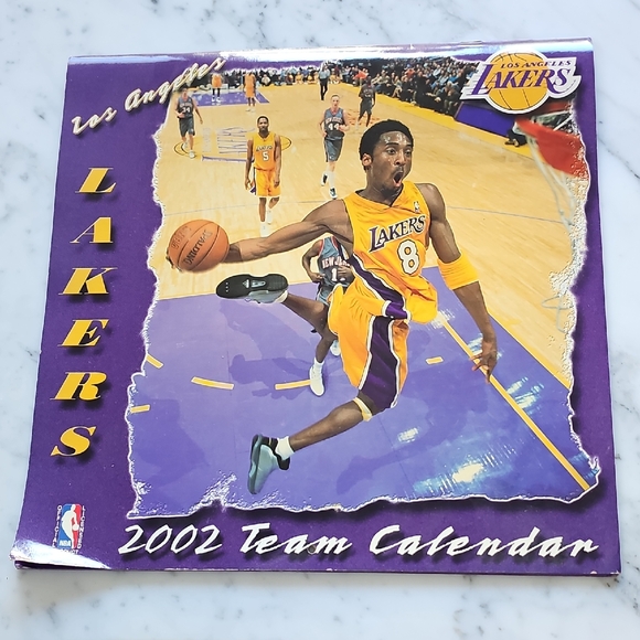 NBA Other - 🏀HP🏀LA Lakers 2002 Kobe Cover Team Calendar